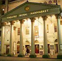 Londra, facciata dell'Haymarket Theatre