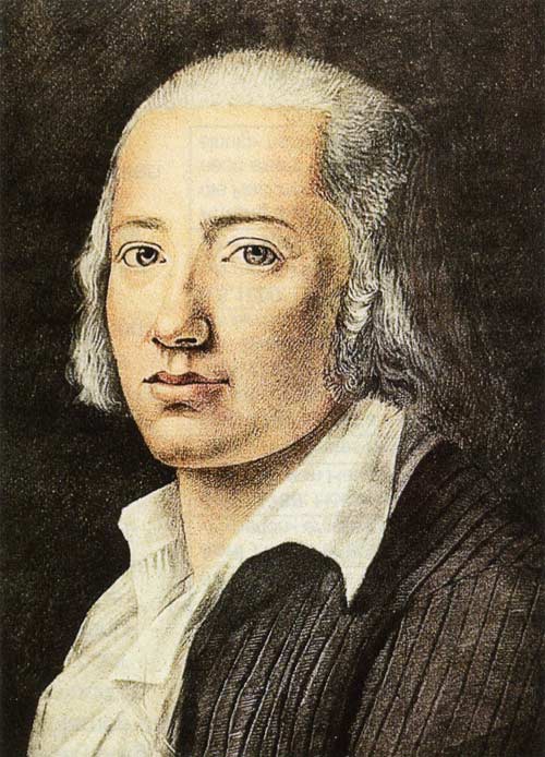 Franz Karl Hiemer, Ritratto di Friedrich Hlderlin (1792) 