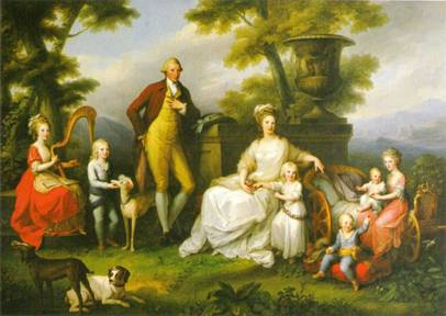 Ritratto di famiglia di Fernando IV e Maria Carolina